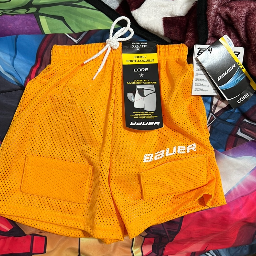 Bauer Hockey shorts with sock Velcro XXS
